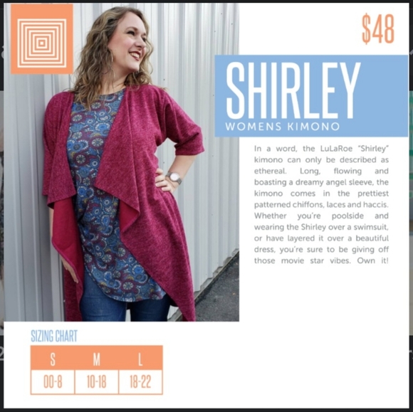 LuLaRoe Shirley Kimono - Picture 3 of 3